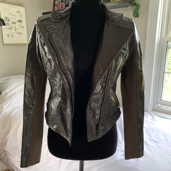 Brown Leather Jacket - Picture 1 of 7